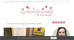 Desktop Screenshot of mychocolatemoments.com